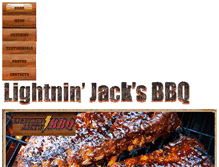 Tablet Screenshot of lightninjacksbbqsd.com